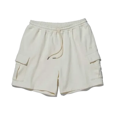 NEW ERA BLACK LABEL SS24 Sweat Cargo Short Pants "Off White"
