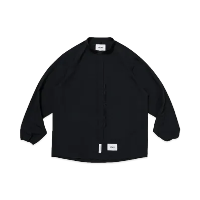 WTAPS Arrestor / LS / Poly. Broadcloth. Sign "Black"