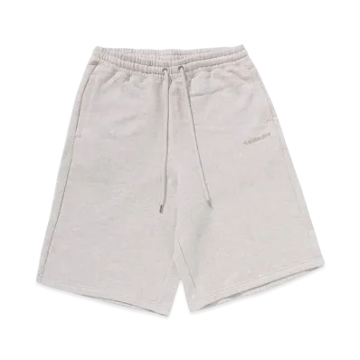 A BATHING APE Bathing Ape Logo Knee Length Relaxed Fit Sweat Shorts "Gray"