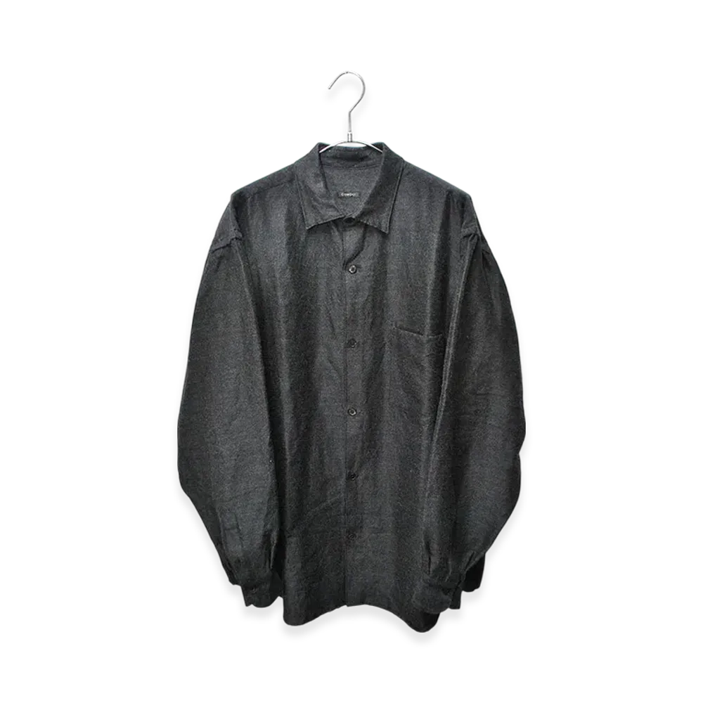 COMOLI Wool Silk COMOLI Shirt "Gray"