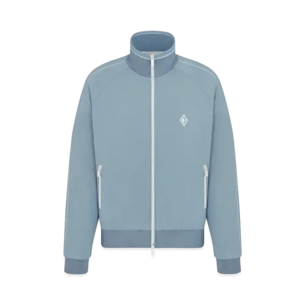 Dior Men's CD Diamond Track Jacket Technical Jersey "Blue"