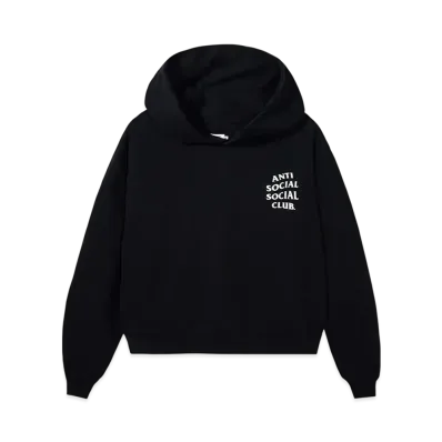ANTI SOCIAL SOCIAL CLUB Cozy Hoodie Oversized "Black"