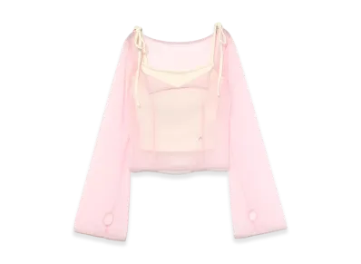 ANDMARY Women's Roy Tulle Set Tops "Pink"