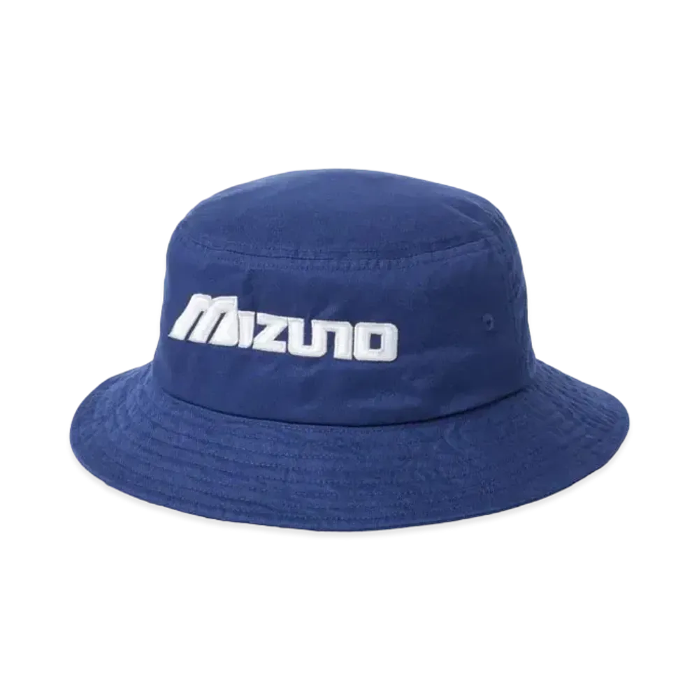 MIZUNO x New Vintage Golf Classic Logo Print Embroidery Bucket Hat "Navy"