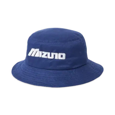 MIZUNO x New Vintage Golf Classic Logo Print Embroidery Bucket Hat "Navy"