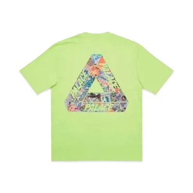 PALACE TRI-STICKER PACK T-SHIRT "Lighr Lime"