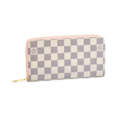 Louis Vuitton Zippy Wallet Damier Azur "Rose Ballerine"
