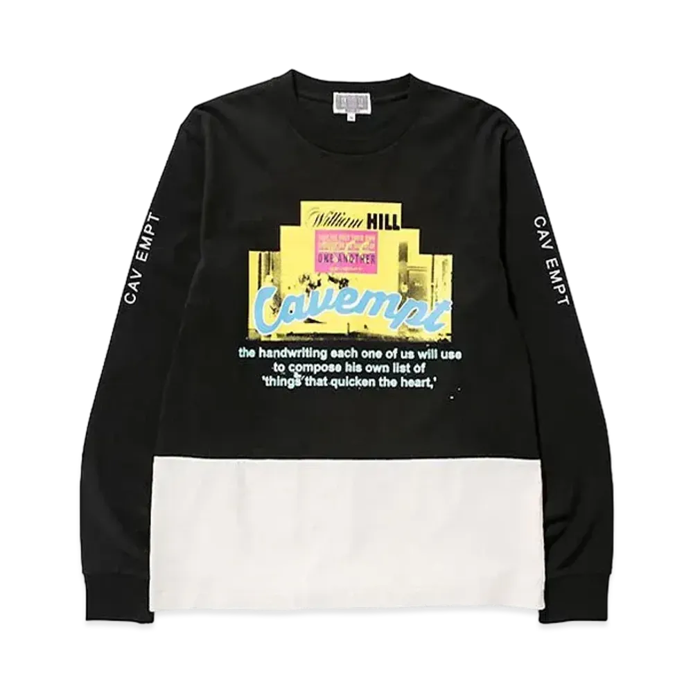Cav Empt (C.E) WILLHILL LONG SLEEVE T "Black"