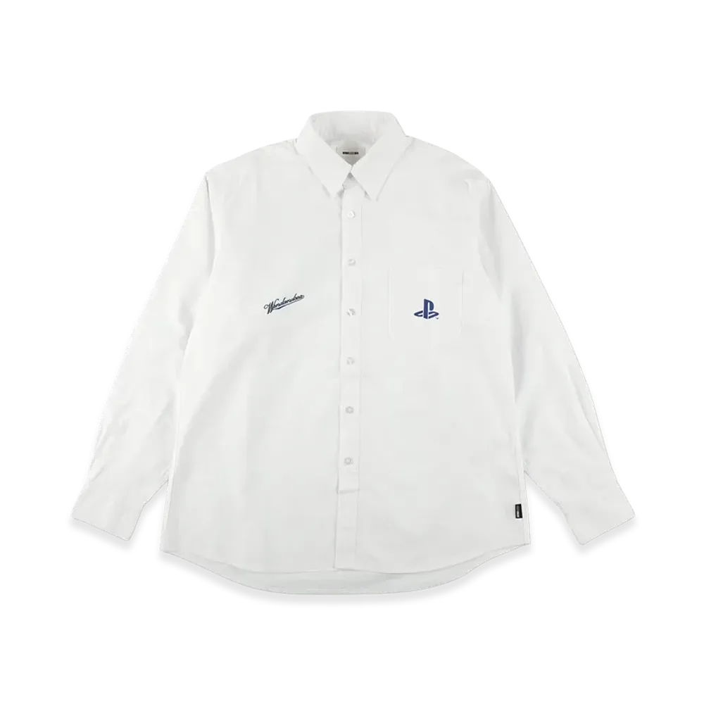 WIND AND SEA x PLAYSTATION OX Shirt "White"