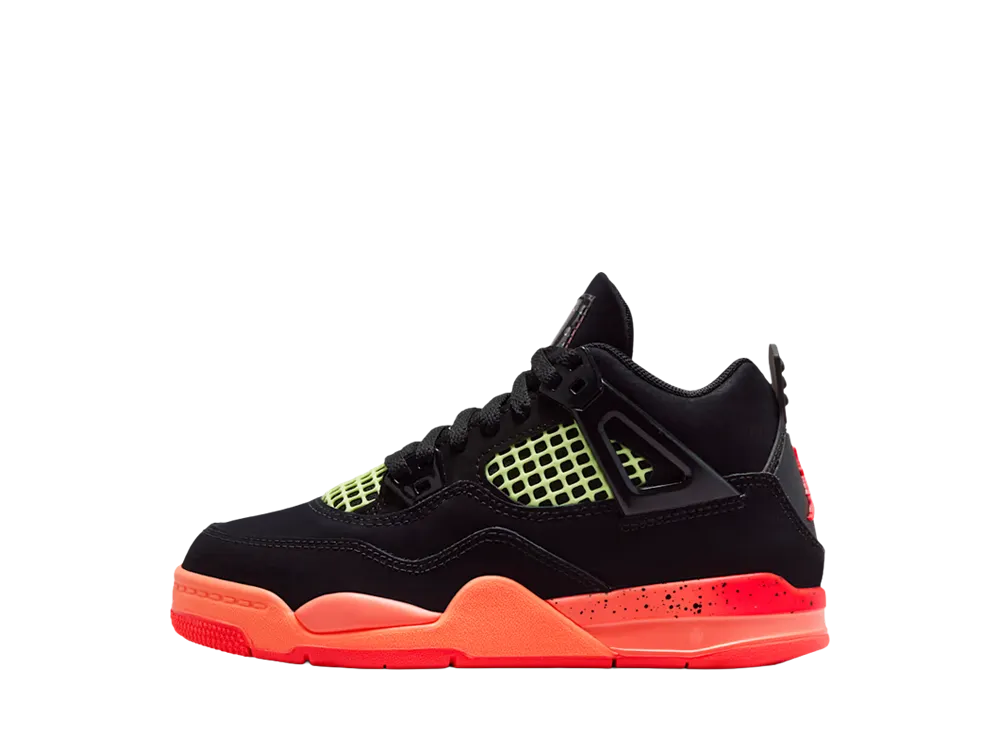 Nike PS Jordan 4 Retro "Black/Infrared 23"