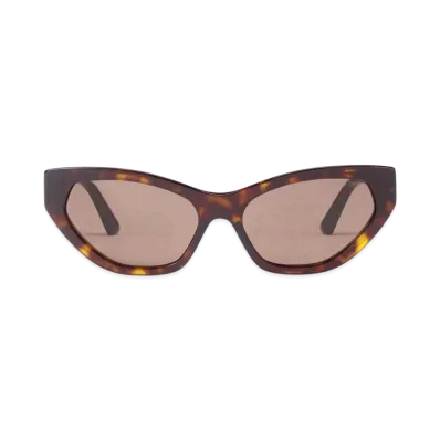 Jimmy Choo Leyla Cat Eye Sunglasses "Havana"