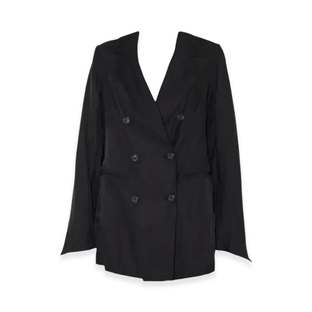 OUR LEGACY Women's Db Flow Blazer Experienced Viscose "Black"
