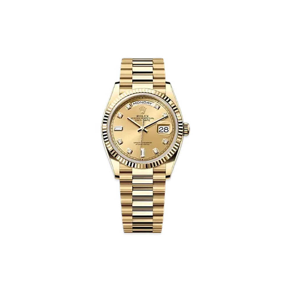 ROLEX Day-Date 36mm Yellow Gold 128238 "Champagne-colour"