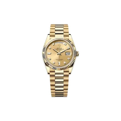 ROLEX Day-Date 36mm Yellow Gold 128238 "Champagne-colour"