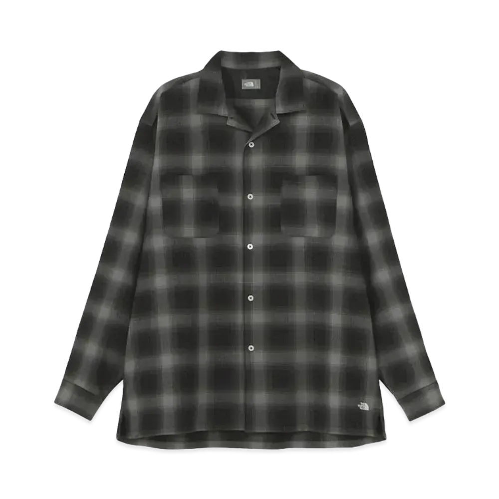 The North Face Long Sleeve Woolly Check Shirt "Black Ombre Check"