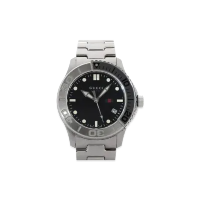 GUCCI G-Timeless Diver "Black/Stainless Steel"