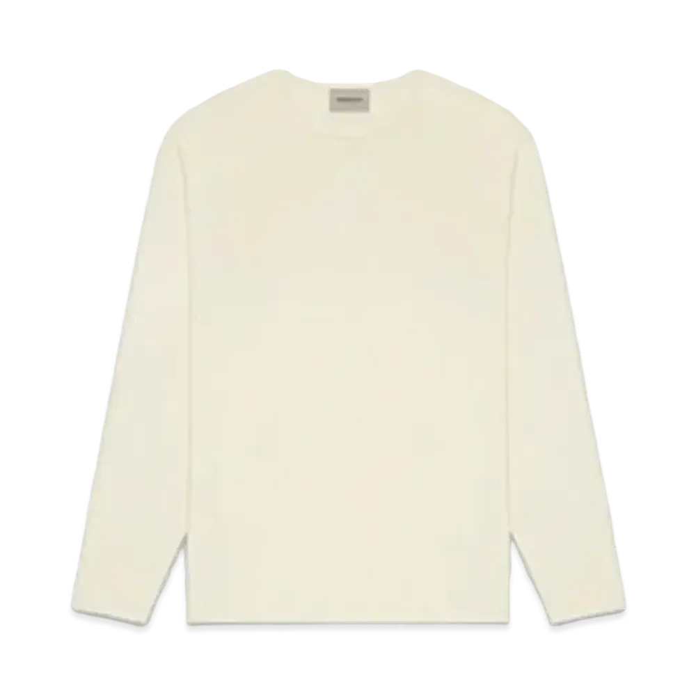 FEAR OF GOD ESSENTIALS Thermal Longsleeve Henley T-Shirt "Cream"