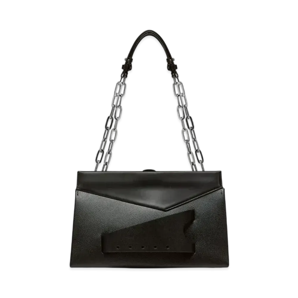 Maison Margiela Snatched Shoulder Clutch Bag Medium "Black"