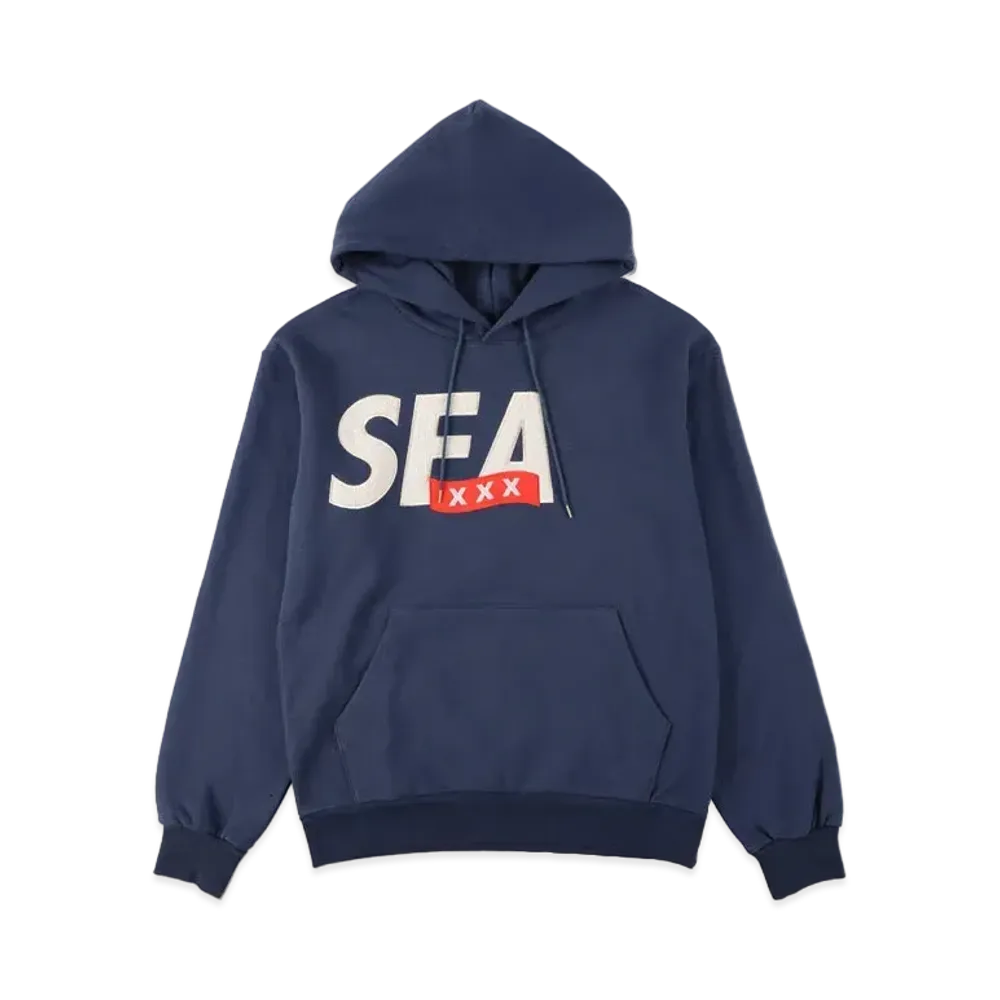 WIND AND SEA GOD SELECTION XXX HOODIE "Navy"