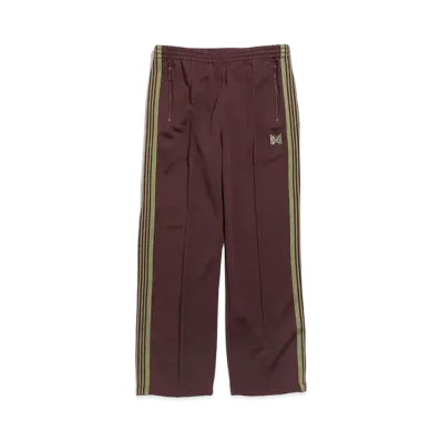 Needles TRACK PANT - POLY SMOOTH "Maroon"
