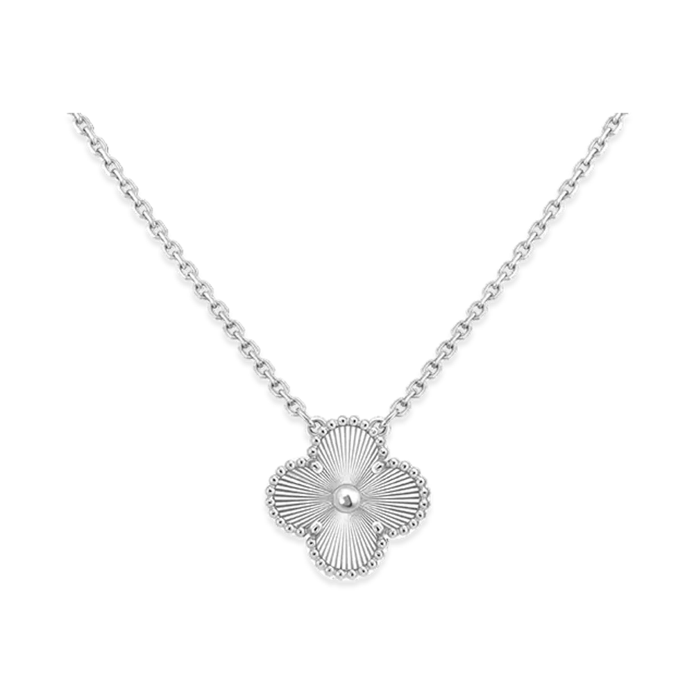 Van Cleef & Arpels Vintage Alhambra pendant "18K White gold"