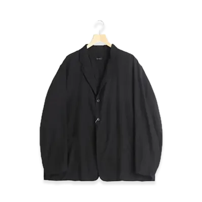COMOLI KHADI Cotton Jacket "Black"