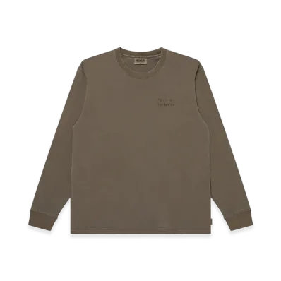 Mercedes Anchor inc. Pigment Dyed L/S Tee "Brown"