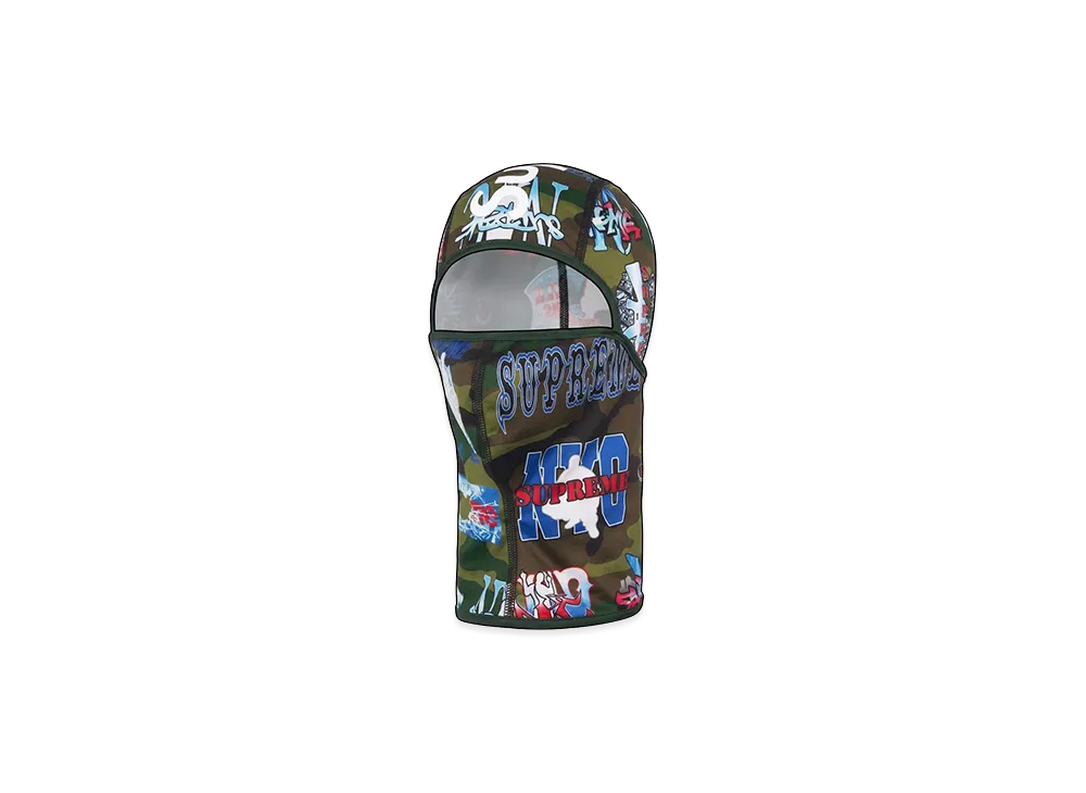 Supreme Flash Lightweight Balaclava "Woodland Camo"