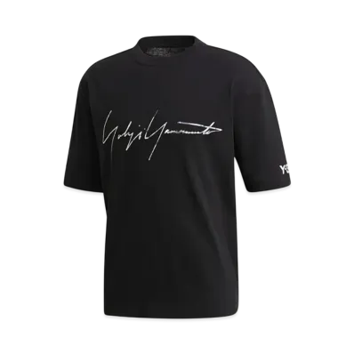 Y-3 Distressed Signature SS Tee "Black"