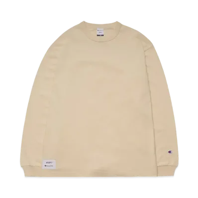 WTAPS Academy / LS / Cotton. Champion "Sand"(782)