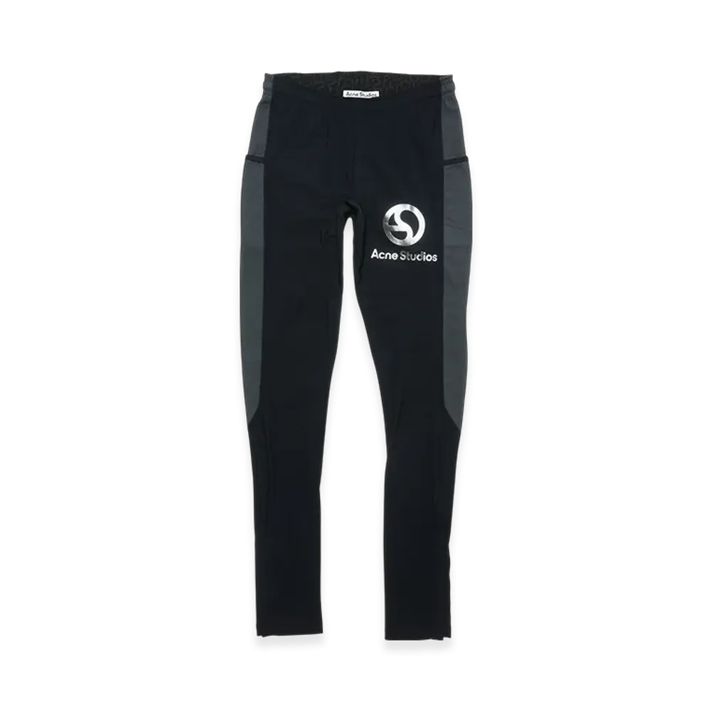 Acne Studios Logo Leggings "Black"