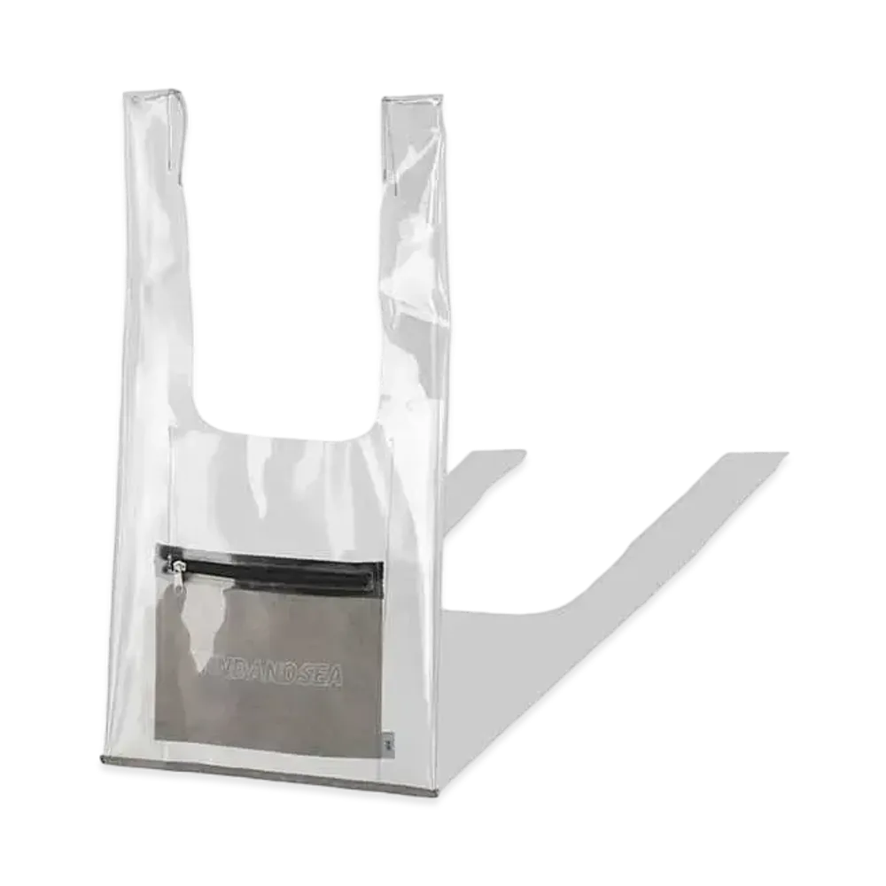 WIND AND SEA Clarity TPU Market Bag "Chacoal"