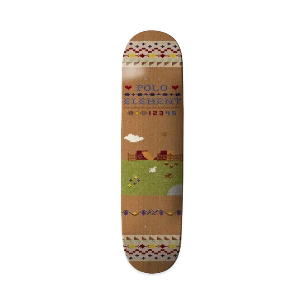 Polo Ralph Lauren x Element Skateboard Deck 8 "Brown"