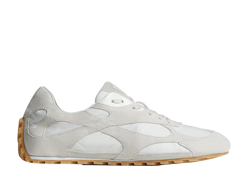 Bottega Veneta Women's Orbit Flash Sneakers "Alabaster/Optic White"