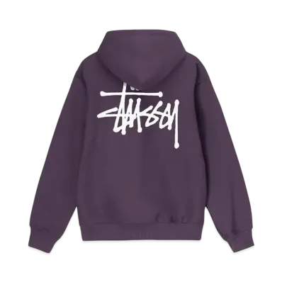 Stussy Basic Stussy Hoodie 2023 "Grape"