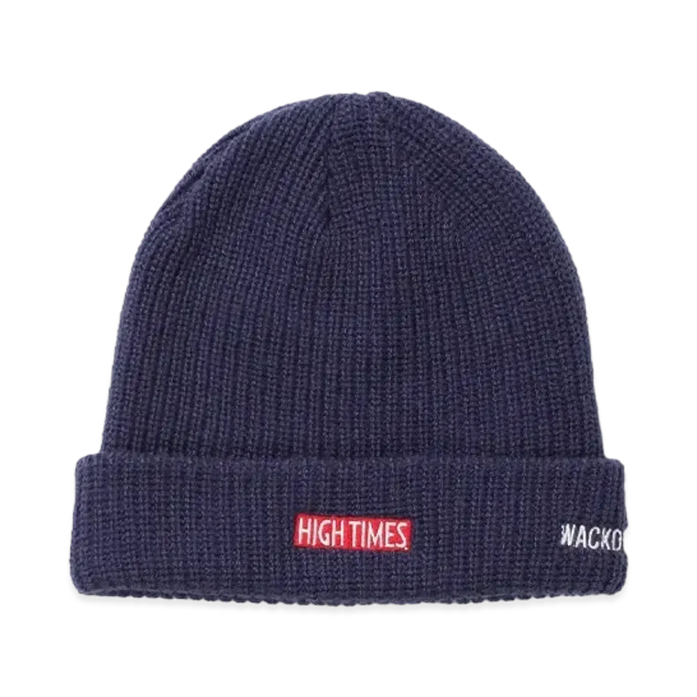 WACKO MARIA x High Times / Watch Cap "Navy"