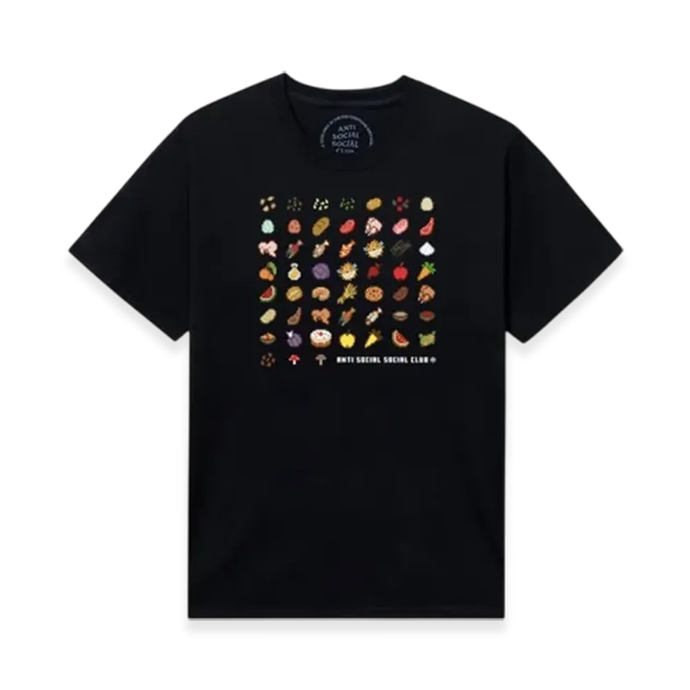 ANTI SOCIAL SOCIAL CLUB x Minecraft Food Tee "Black"
