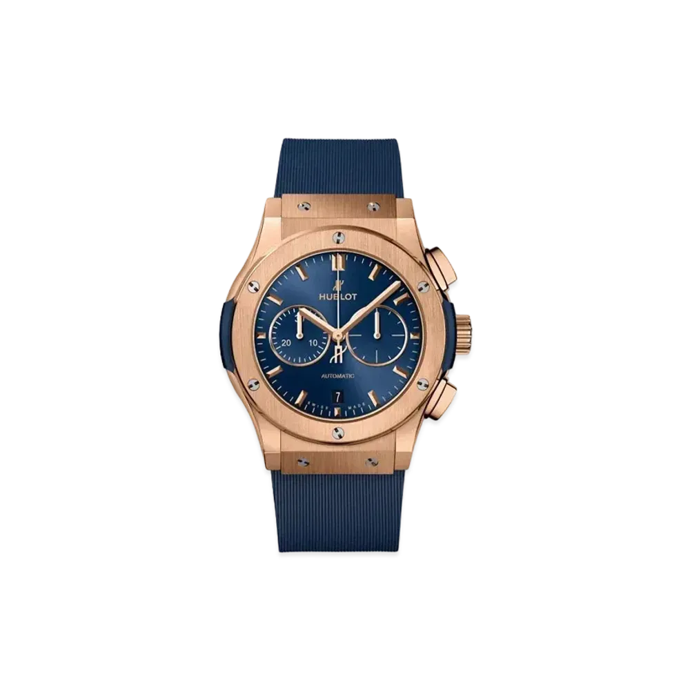 HUBLOT Classic Fusion Chronograph King Gold Blue 42mm