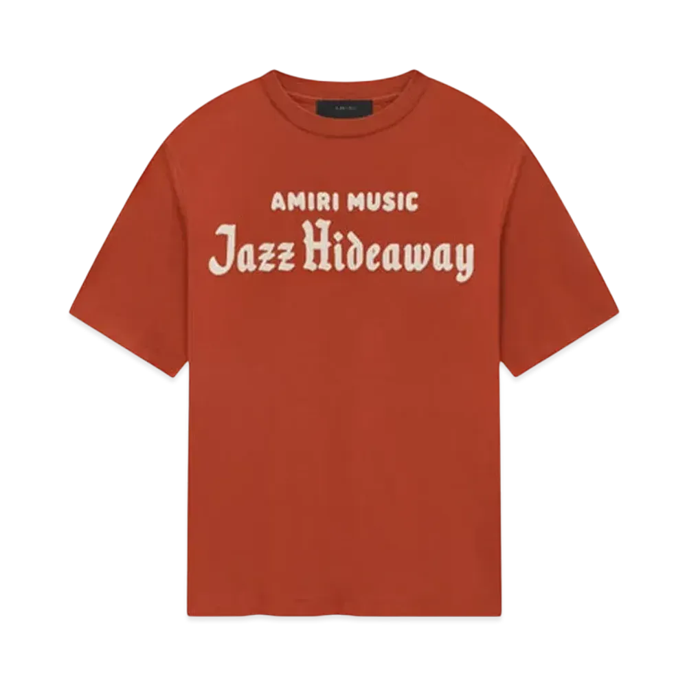 AMIRI Jazz Hideaway Tee "Burnt Orange"