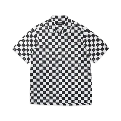 SubCulture Checkered Flag Shirt "Black/White"