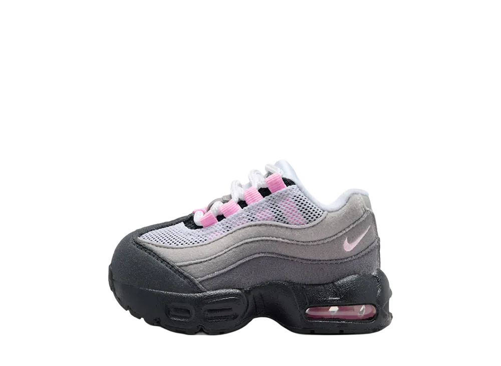 ナイキ TD リトル マックス '95 "ミディアムグレー/ピンクフォーム" (キッズ)