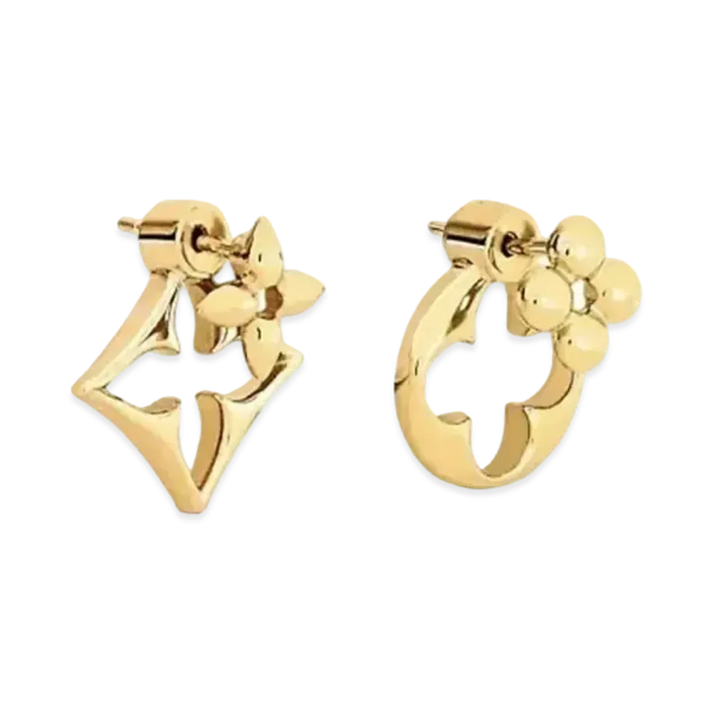 Louis Vuitton LV Flowergram Earrings "Gold"