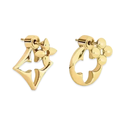 Louis Vuitton LV Flowergram Earrings "Gold"