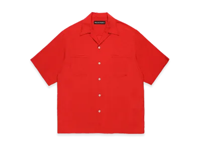 WACKO MARIA 50's Open Collar Shirt "Red"