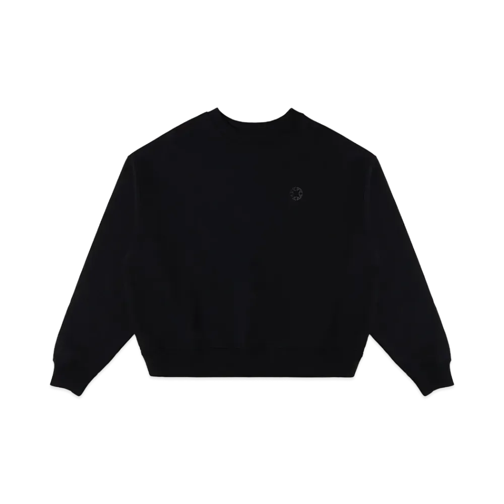 1017 ALYX 9SM Boxy Crewneck Sweatshirt "Black"