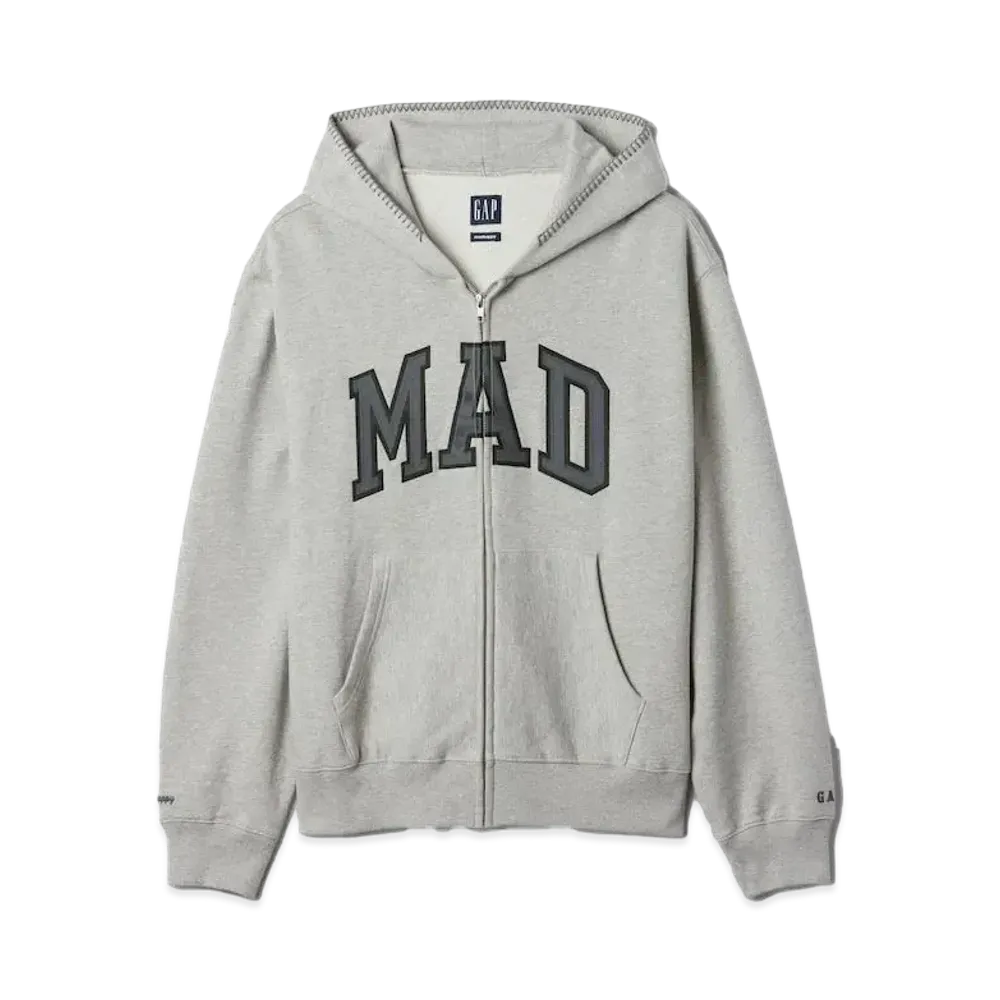GAP x Madhappy Zip Up Parker "Heather Grey"