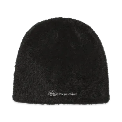 thisisneverthat Shaggy No Cuff Beanie "Black"