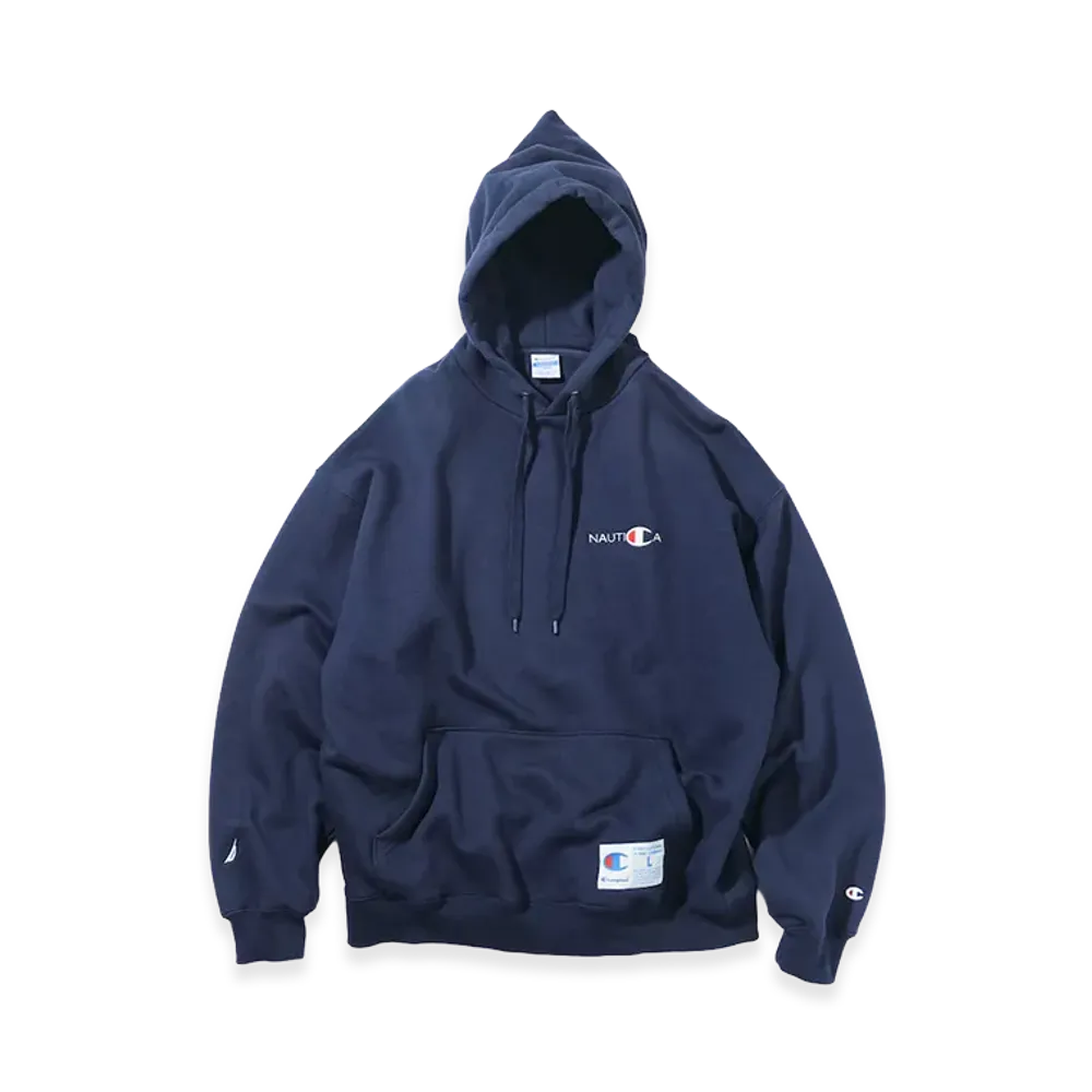 Champion x NAUTICA Embroidered Sweat Hoodie "Navy"