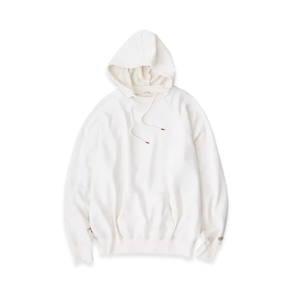 NICENESS Courtney Hooded Sweatshirt - Cotton Silk "White"