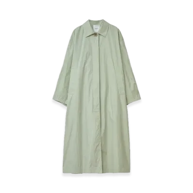 CLANE Women's Back Frill Single Coat "Mint"